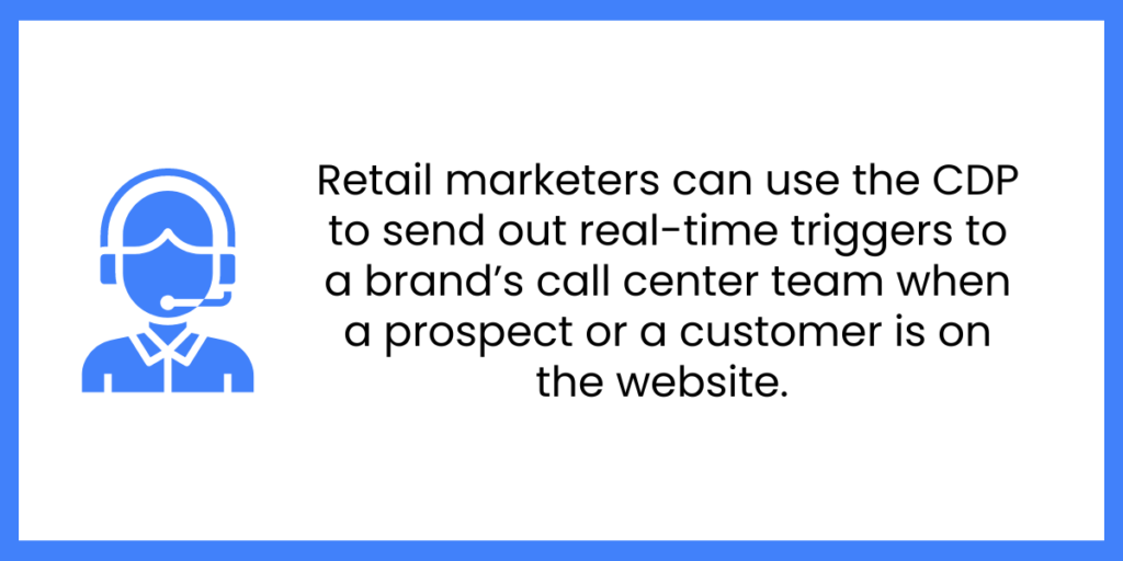 CDP and real-time triggers