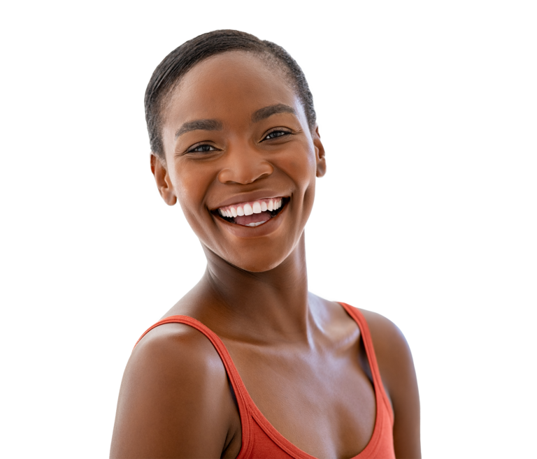 clipping: woman smiling 2