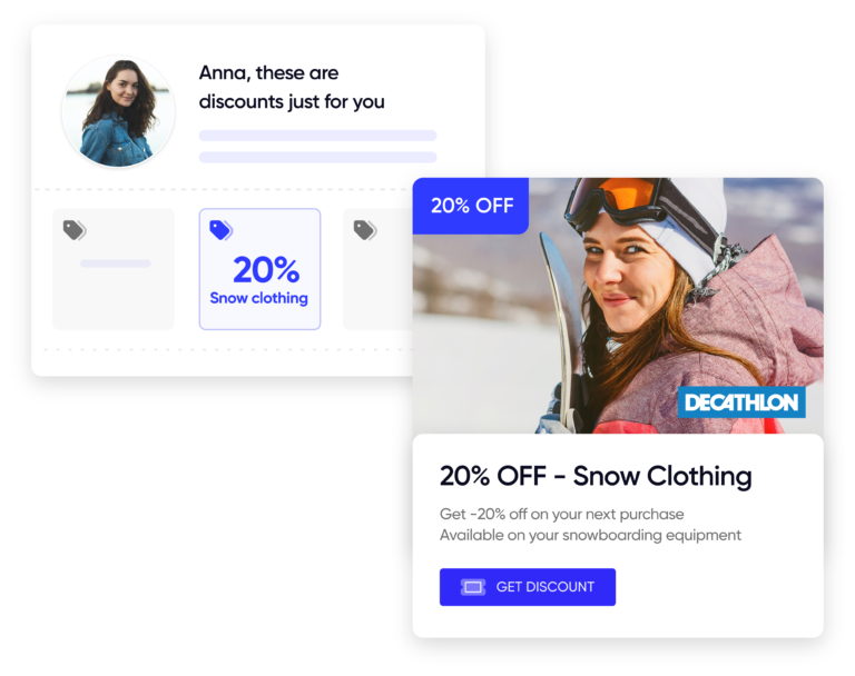 Personalized discounts and offers in fashion and sports retail
