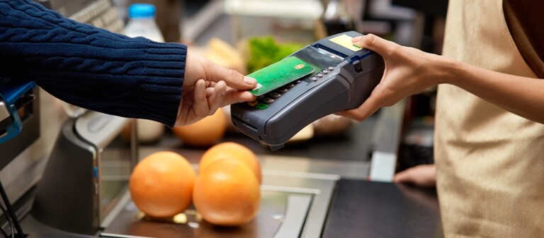 contactless payment grocery