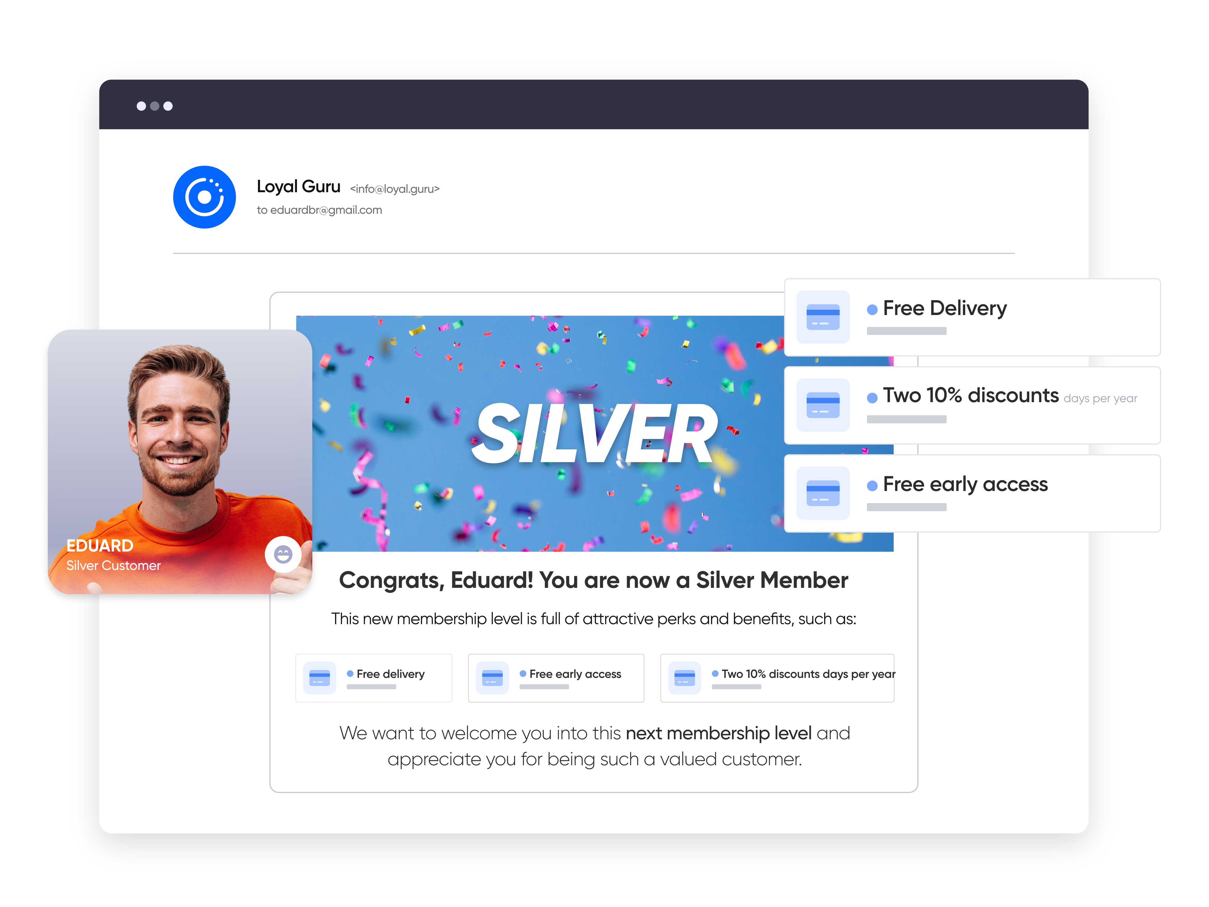 Loyalty program personalized with customer data CMO