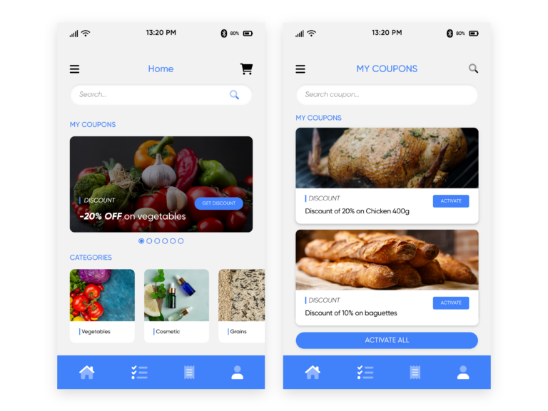 Loyalty app for grocers