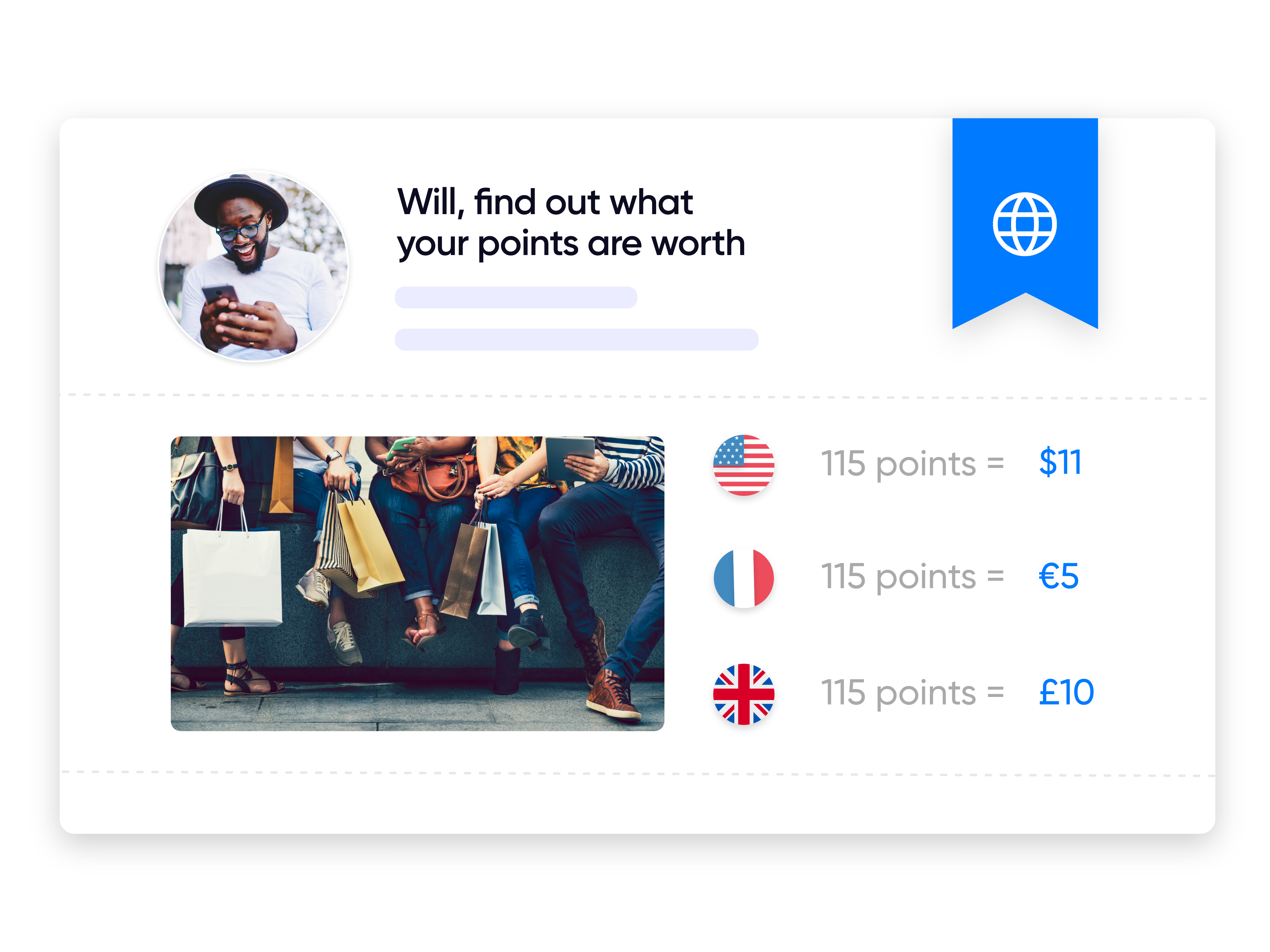 multi-country and multi-currency loyalty program for retail