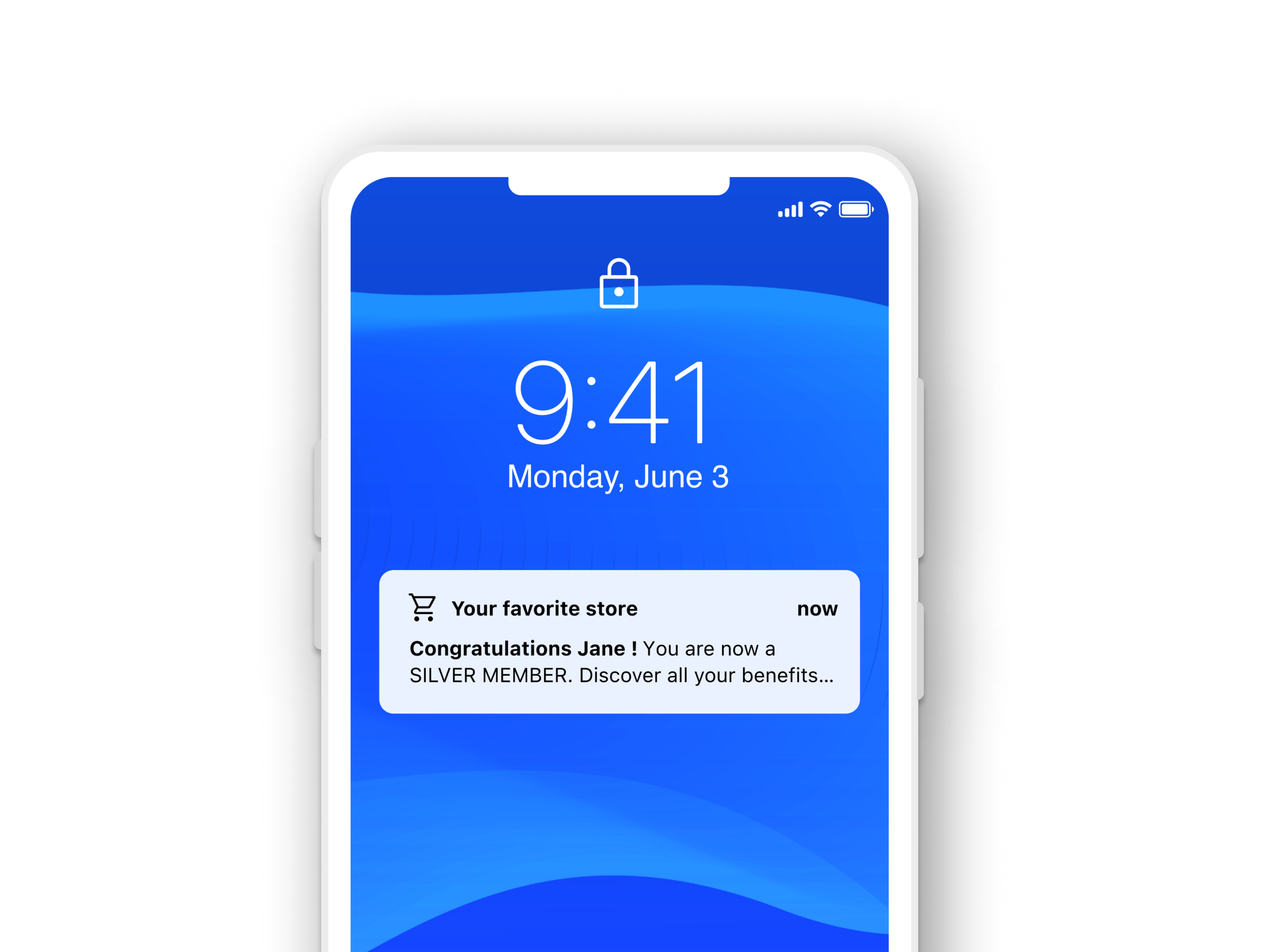 Push notifications platform for retail