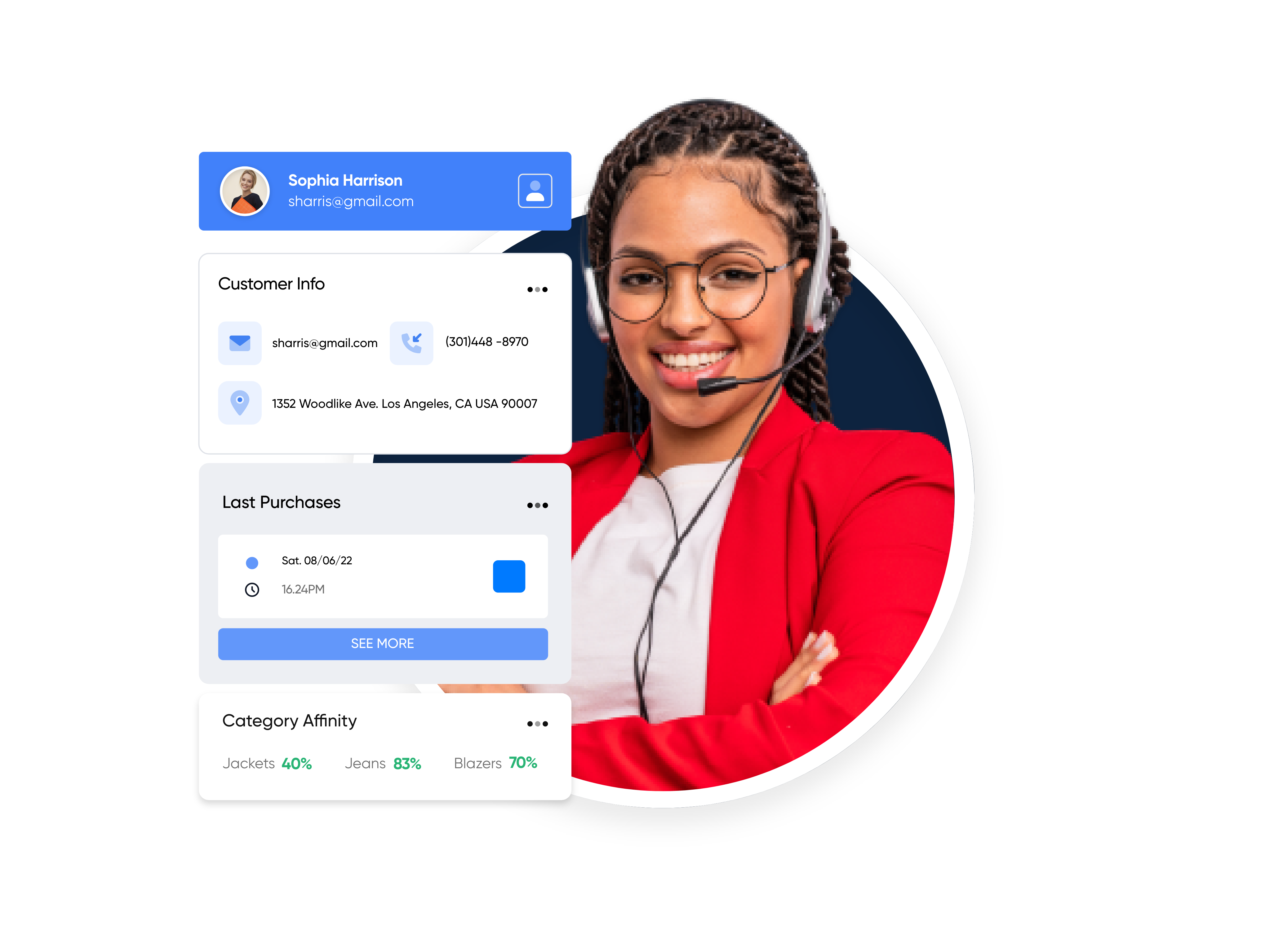 empower customer service agents with customer data